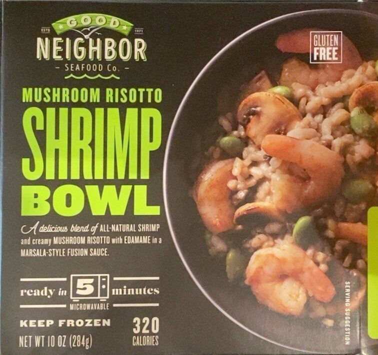 Mushroom Risotto Shrimp Bowl - Product