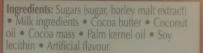 Milk Chocolate - Ingredients