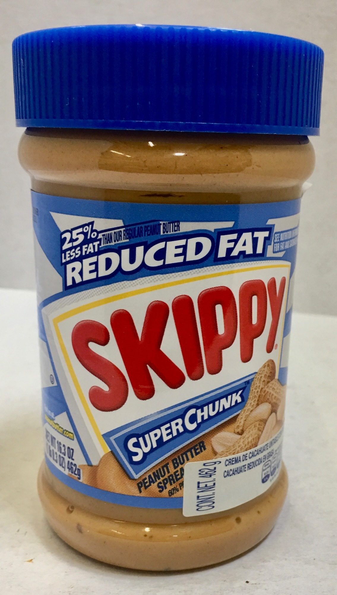 Reduced fat super chunk peanut butter spread - Producto