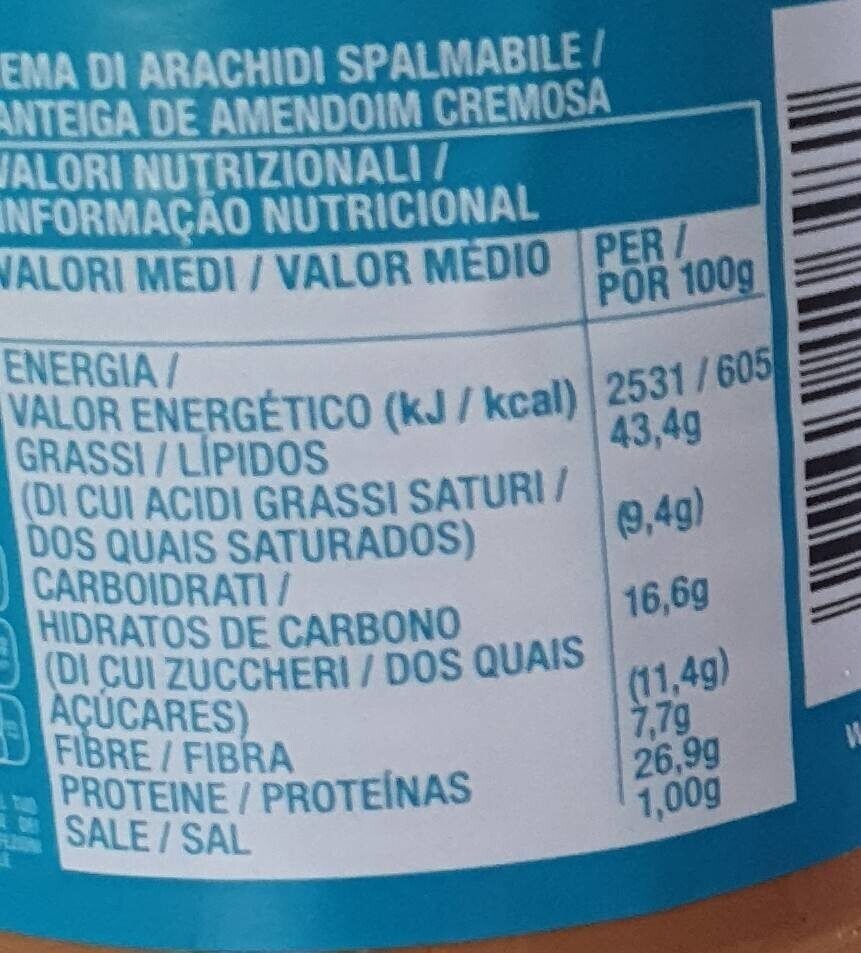 Skippy - Nutrition facts - fr