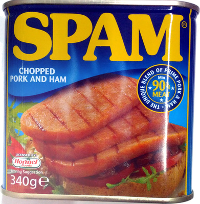 SPAM chopped pork and ham - Nutrition facts