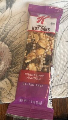Kellogg'S Special K Cereal Bars Cranberry Almond 1.16Oz - نتاج - en