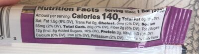 Kellogg'S Special K Cereal Bars Cranberry Almond 1.16Oz - حقائق غذائية - en