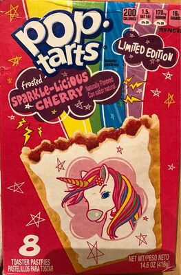 Frosted sparkle-licious cherry toaster pastries, frosted sparkle-licious cherry - Produit