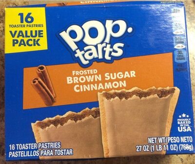 Frosted Brown Sugar Cinnamon Poptarts - Product - es