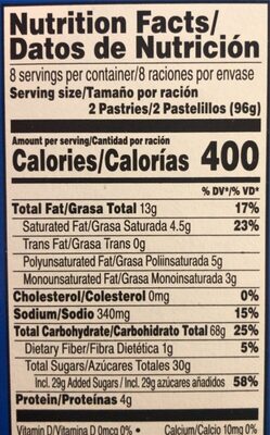 Frosted Brown Sugar Cinnamon Poptarts - Voedingswaarden - es