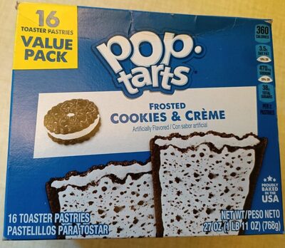 Pop tarts Frosted Cookies & Crème - Product - fr
