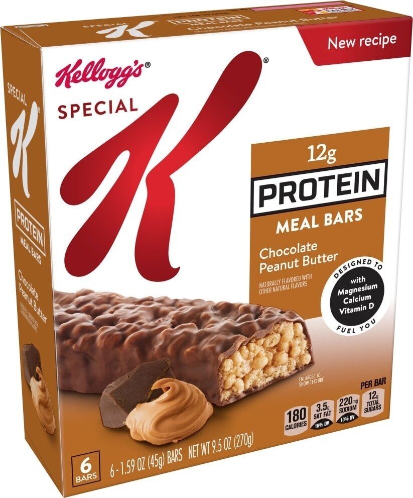 Protein chocolate peanut butter meal bars - Produkt - en