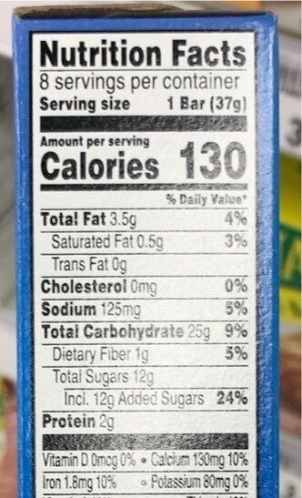 Kelloggs - Nutrition facts