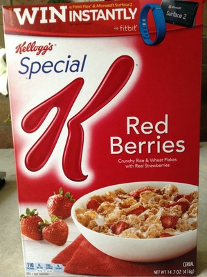 Calories in Kellogg'S Red Berries Cereal