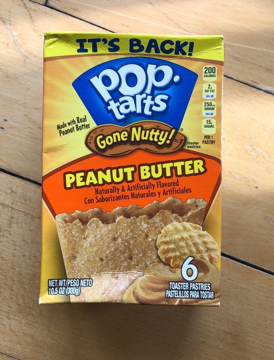 Gone nutty! peanut butter toaster pastries - Produkt