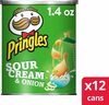 Potato crisps chips sour cream and onion flavored salty snack - Product