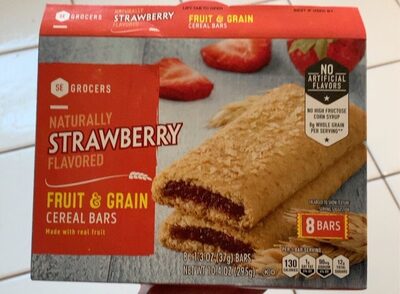 Fruit and grain cereal bars - Product