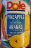 Ananas au sirop en boite - Product