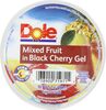 Mixed fruit in black cherry gel - Product