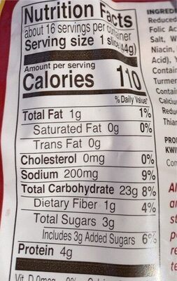Cottage Bread - Nutrition facts