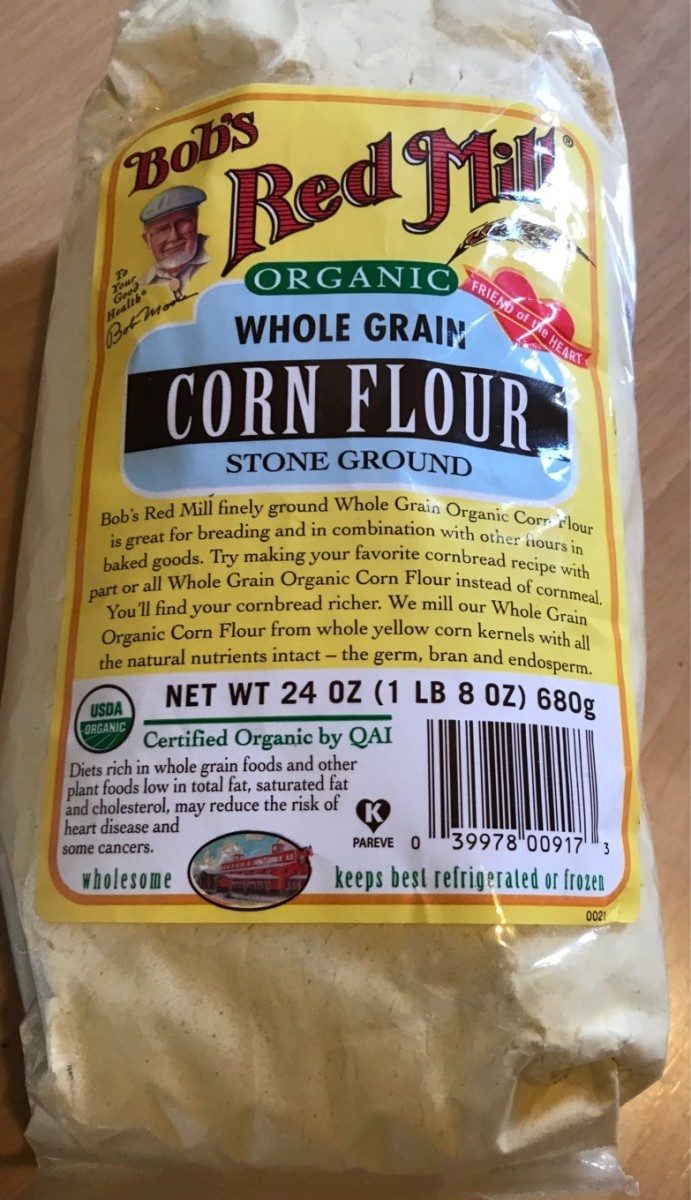 Organic whole grain corn flour stone ground - Produit