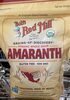 Organic whole grain amaranth - Producto