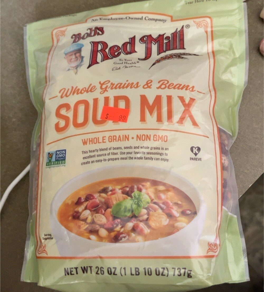 Whole grains and beans soup mix - Product - en