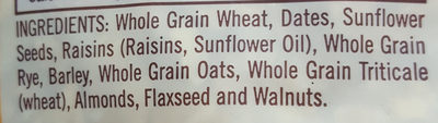 Old country style muesli cereal - Ingredients