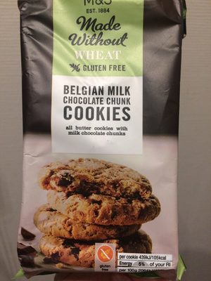 Belgian Milk Chocolate Chunk Cookies - Produit