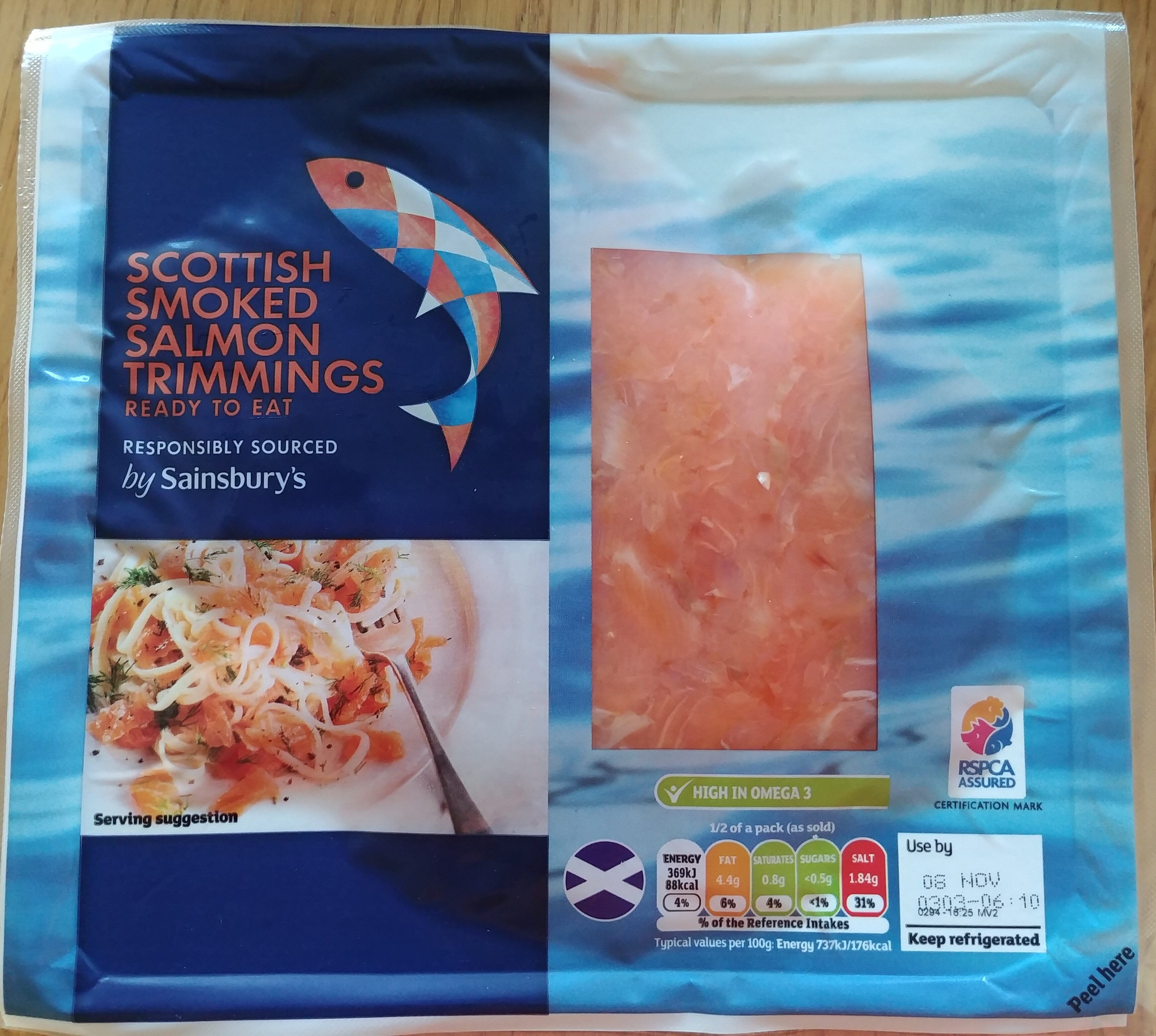 Scottish Smoked Salmon Trimmings - Product