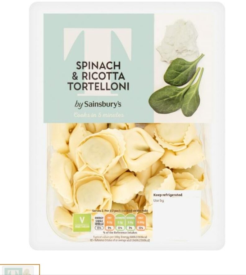 Spinach Ricotta Tortelloni - Product