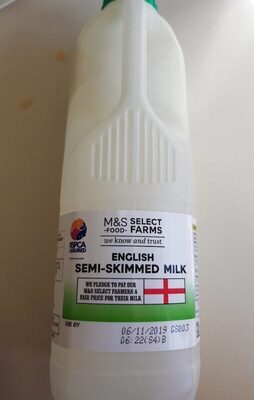 English semi-skimmed milk - Product