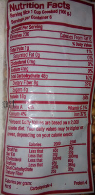 Don Henry Breakfast Beans - Nutrition facts