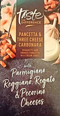Taste The Difference Pancetta & Three Cheese Carbonara with Parmigiano, Regato, & Pecorino Cheeses - Product