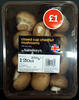 Closed cup chestnut mushrooms - Product