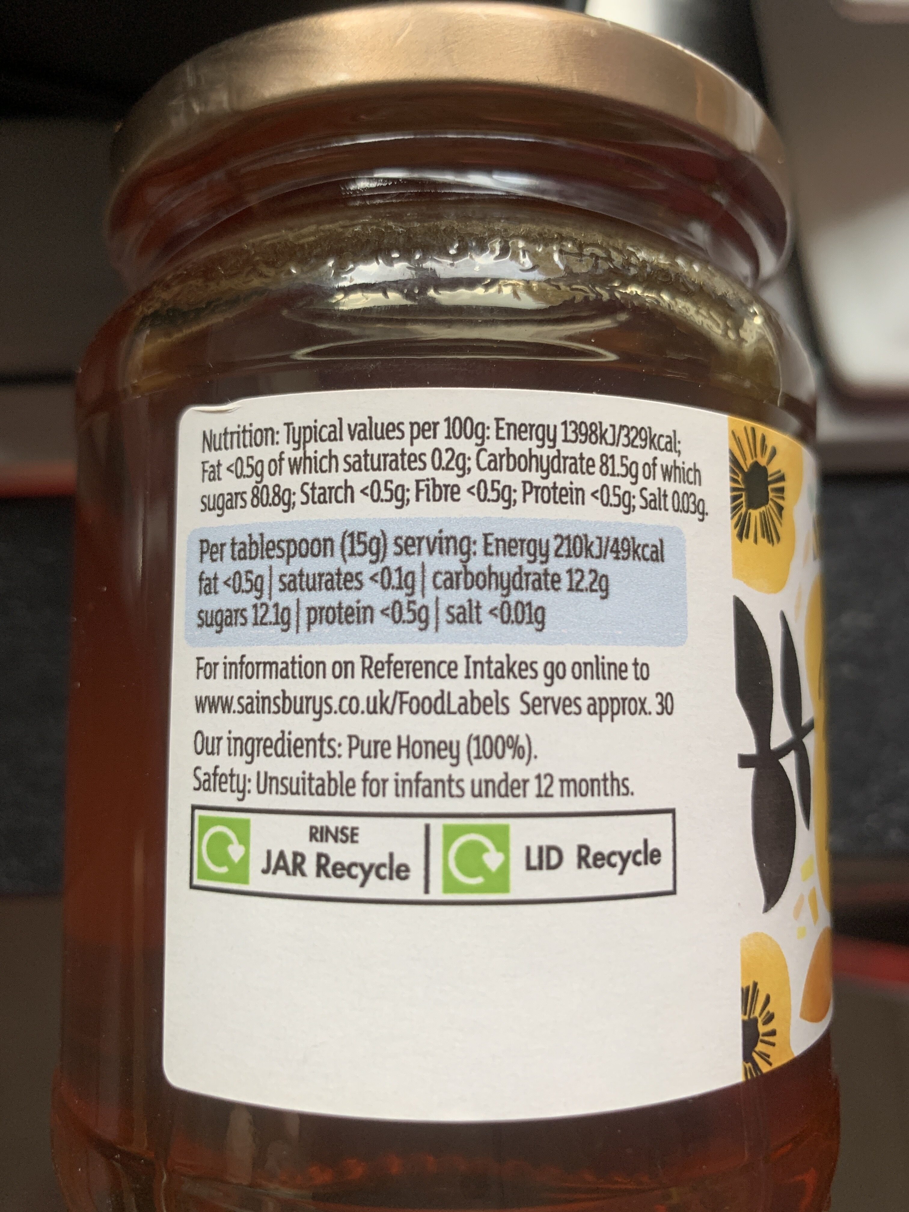 Clear Honey - Ingredients
