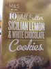 Cookies sicilian lemon & white chocolate - Product