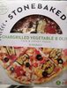 Stonebaked Chargrilled Vegetable and Olive Thin and Crispy Pizza - Product