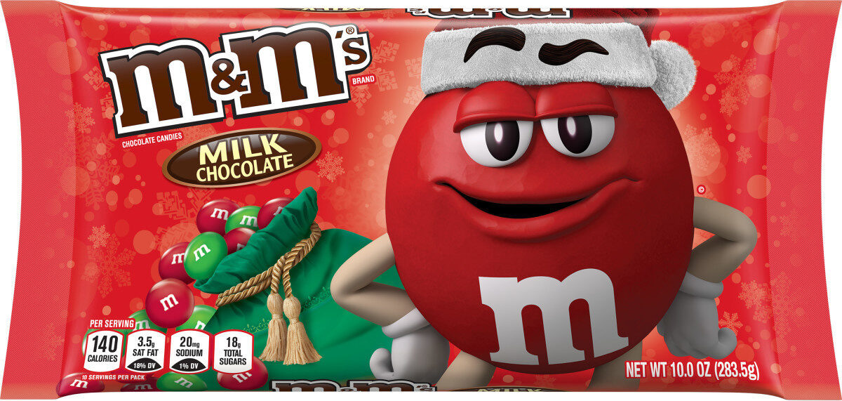 Mm's milk chocolate candies - Producto - en