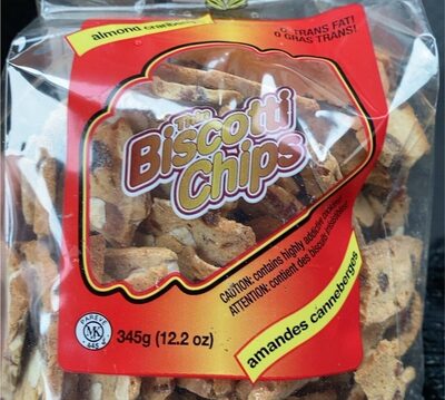 Thin biscotti chips - Product - fr