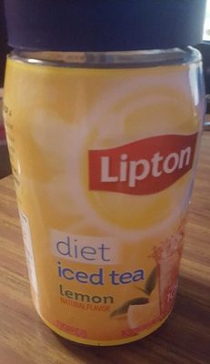 Lipton Diet Lemon Iced Tea Mix - Produkt - en