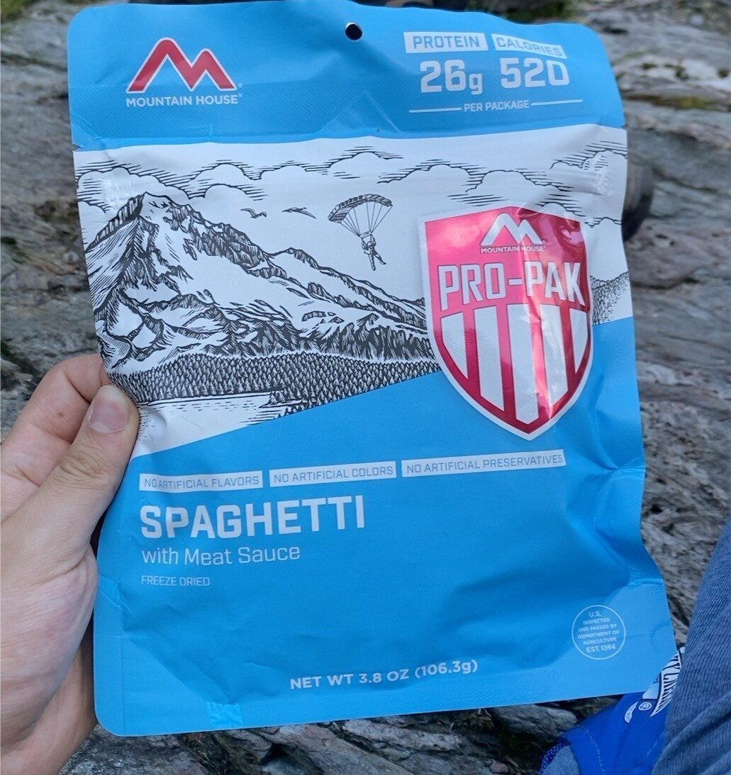 Spaghetti W/ Meat Sauce, Freeze Dry, Mountain House, - Produkt - en