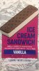 Vanilla Ice Cream Sandwich - Product