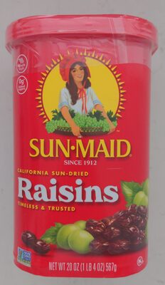California sun-dried Raisins
