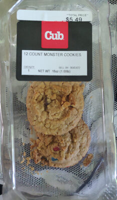 Cub 12 Count Monster Cookies - Producto - en