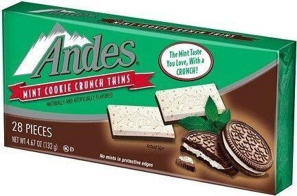 Christmas mint cookie crunch thins - Product