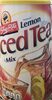 Natural lemon iced tea mix - Producto