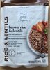 Brown Rice & Lentils - Product