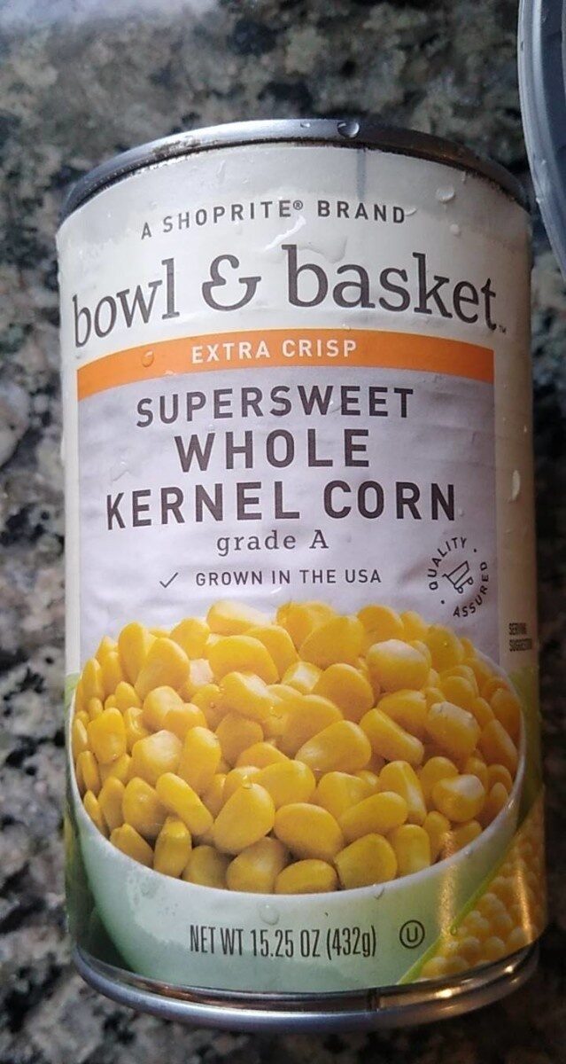 Super sweet whole kernel corn - Product