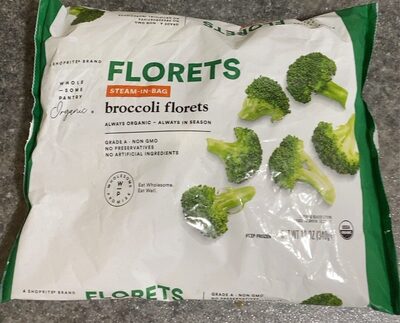 Frozen Organic broccoli florets - Product - en
