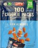 100 Calorie Pack Raw Almonds - Produit