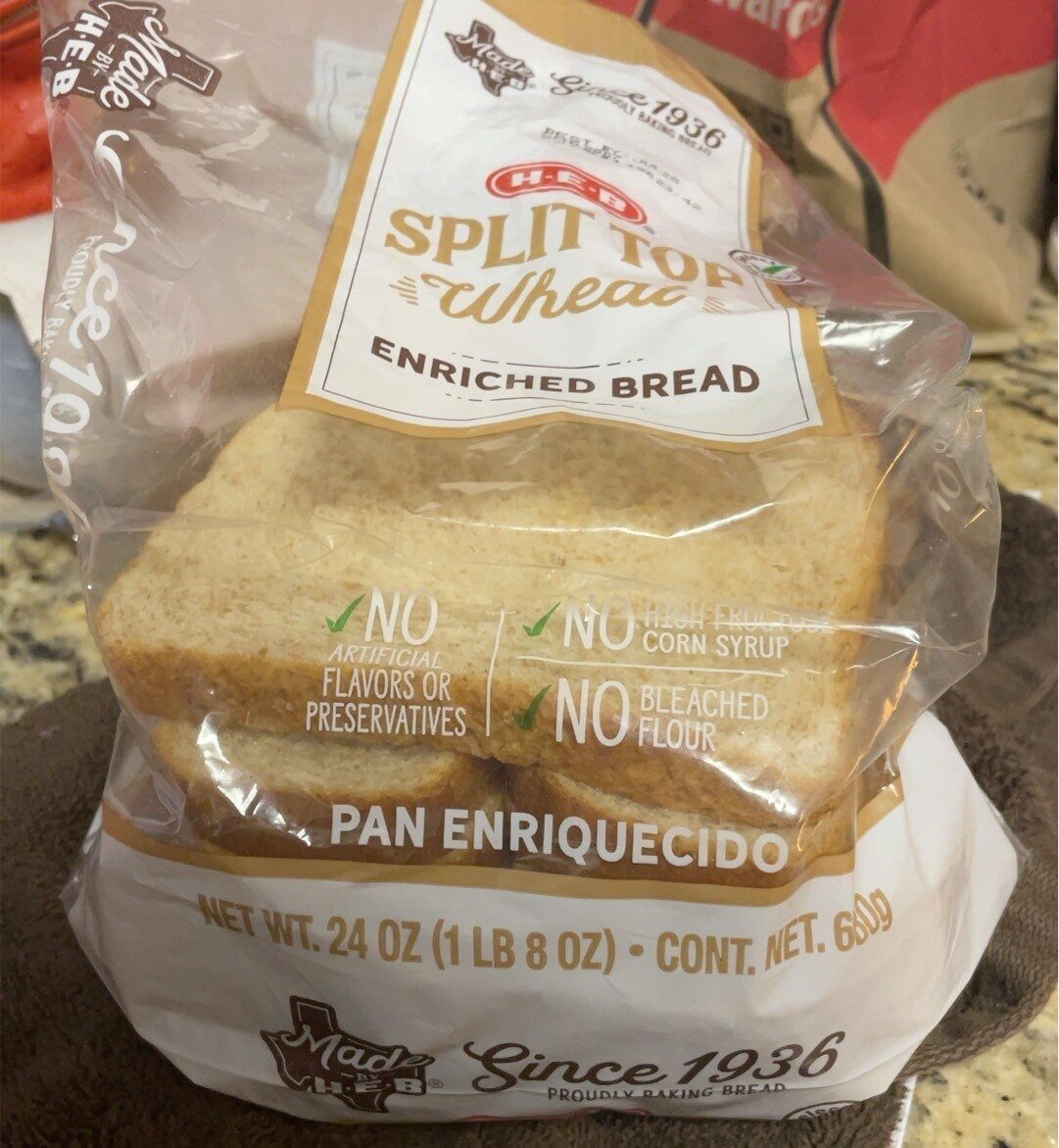 Split top wheat bread - Product