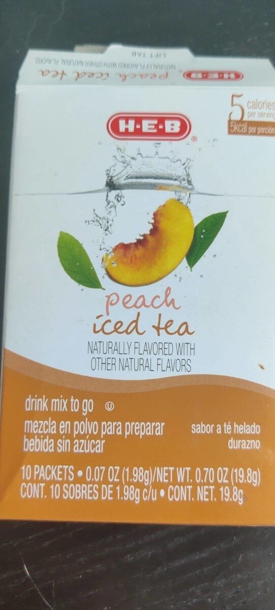 Peach iced tea - Prodotto - en