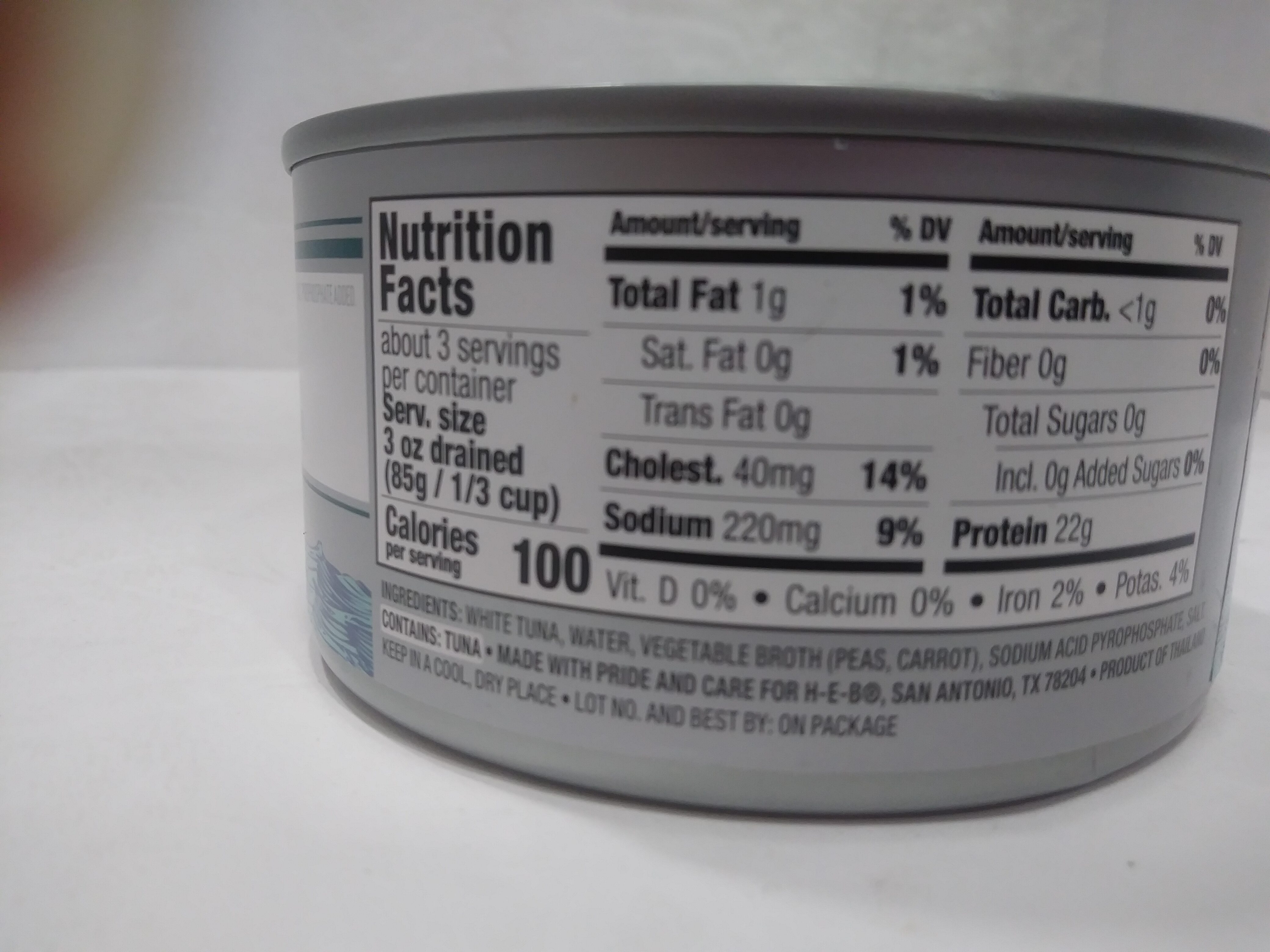 Albacore tuna in water - Ingrédients - en